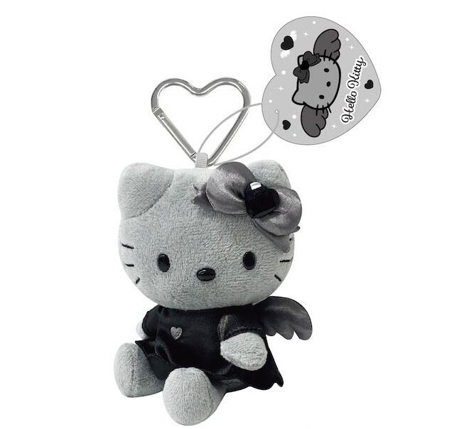 楽天市場】ハローキティ エンジェルマスコット キーホルダー グレー