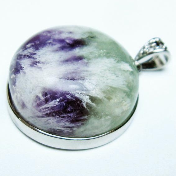 楽天市場】エンジェルフェザー フローライト ペンダント fluorite