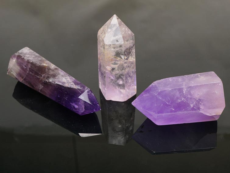 楽天市場】アメジスト ポイント アメジスト 六角柱 1個 約26g〜40g