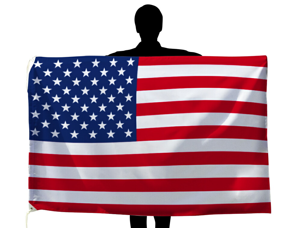 楽天市場】アメリカ国旗・USA・星条旗[100×150cm・ポリエステル100