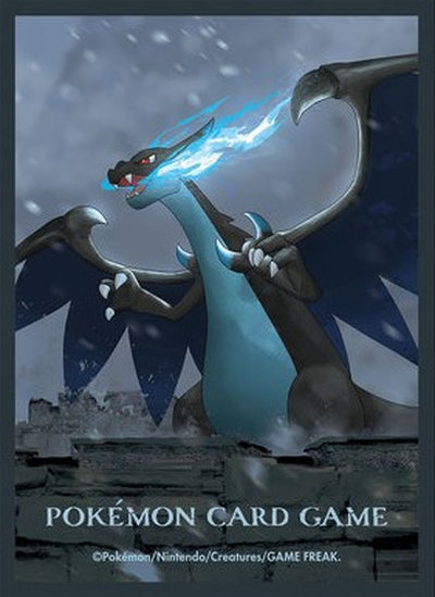 楽天市場】ポケモンカード デッキシールド メガリザードンX 古城 64枚