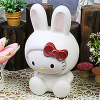 楽天市場】【送料無料】ハローキティちゃんうさぎ!信楽焼うさぎ 陶器