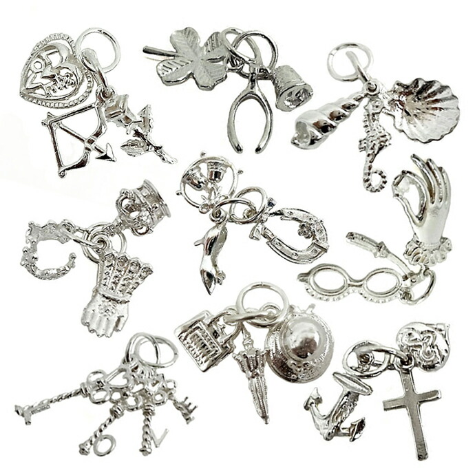 楽天市場】シルバーラッキーチャーム 小型 ラブセット フォーチューン