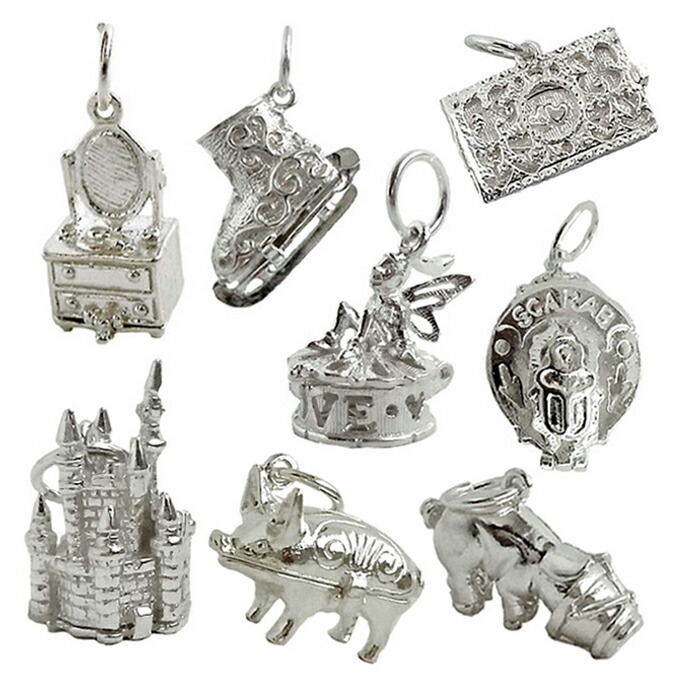 楽天市場】シルバーラッキーチャーム 中型 ドレッサー スケート靴