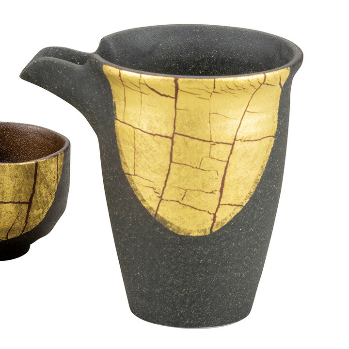 楽天市場】九谷焼 晩酌酒器 金箔彩 ＜和食器 酒器 徳利 ぐい呑み 人気