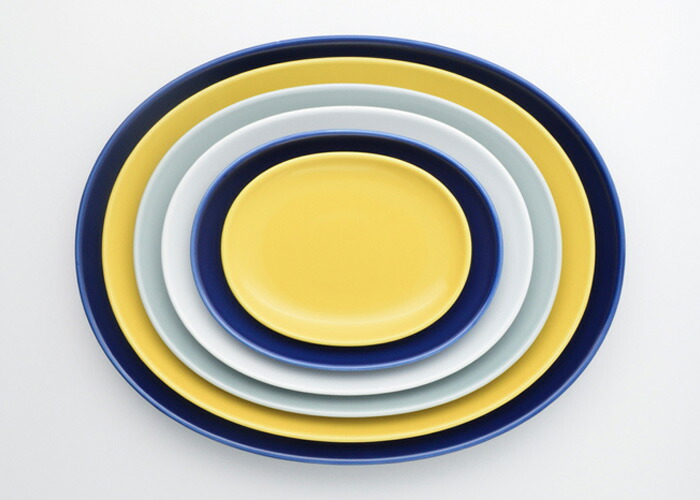 楽天市場】波佐見焼 グッドデザイン賞受賞 Common オーバル プレート