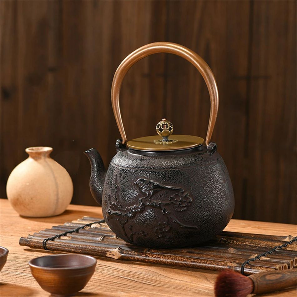 楽天市場】鉄瓶 茶道具 茶道道具 湯沸かし 茶壺 おしゃれ鉄瓶 ケトル