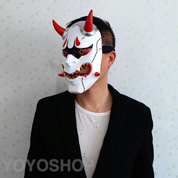 楽天市場】仮面 般若のお面 はんにゃ 樹脂 ハロウィン お面 怖い