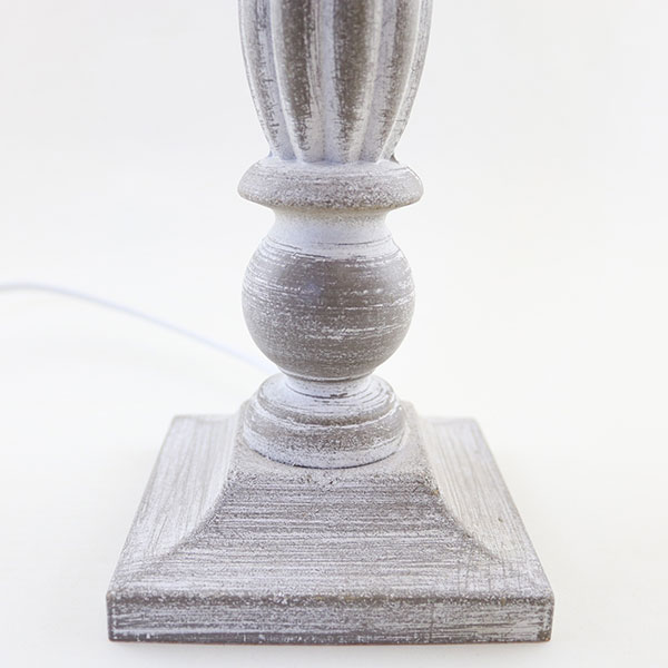 楽天市場】クラシックテーブルランプ＜グレー/ストリエスクエア＞30