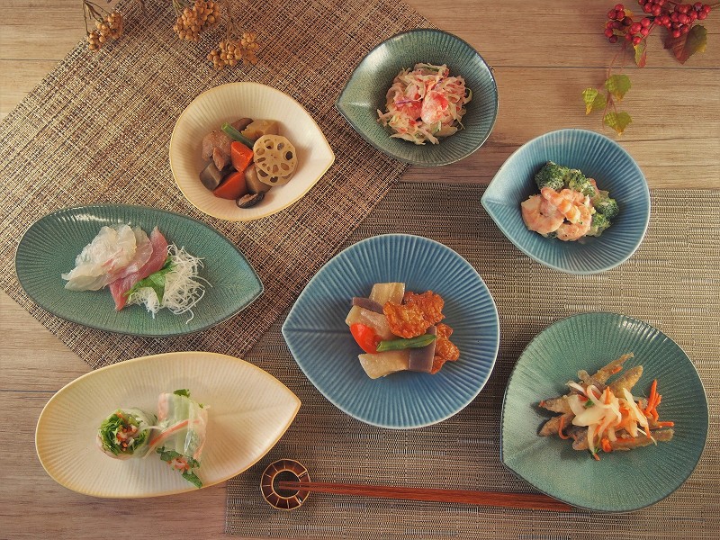 楽天市場】小鉢 鉋 かんな ブルーグレー 窯変グリーン ドルチェ