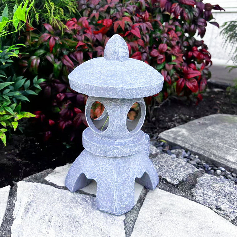 楽天市場】灯篭 石灯篭 光る ソーラー 石 灯篭 とうろう 和風 灯籠 高