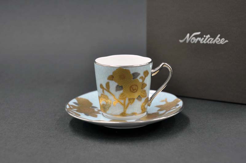 楽天市場】ノリタケ 〜Noritake〜 デミタス碗皿[エスプレッソ](淡青絵