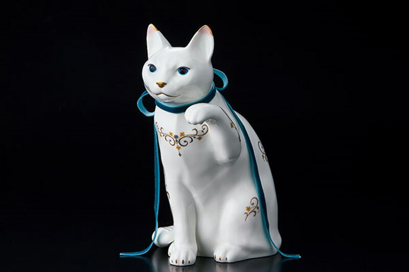 楽天市場】ノリタケ 〜Noritake〜置物「招き猫」大 (アラベスク)御祝