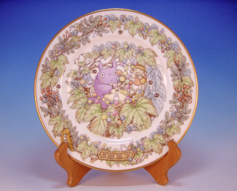 楽天市場】となりのトトロイヤリープレート 1997年(木製皿立て付