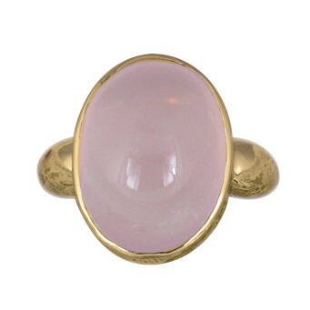 楽天市場】【選べる地金】ローズクォーツ リング 10ct SV925/K10YG