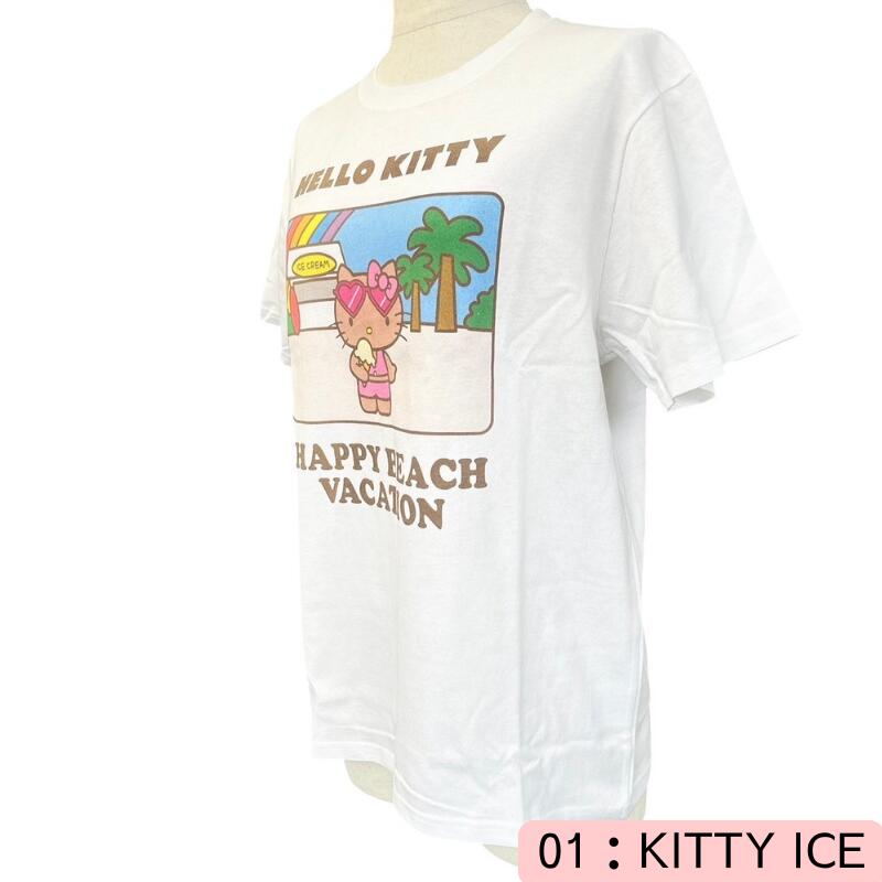 楽天市場】HELLOW KITTY ハローキティ TシャツHAPPY BEACH DAYハロー