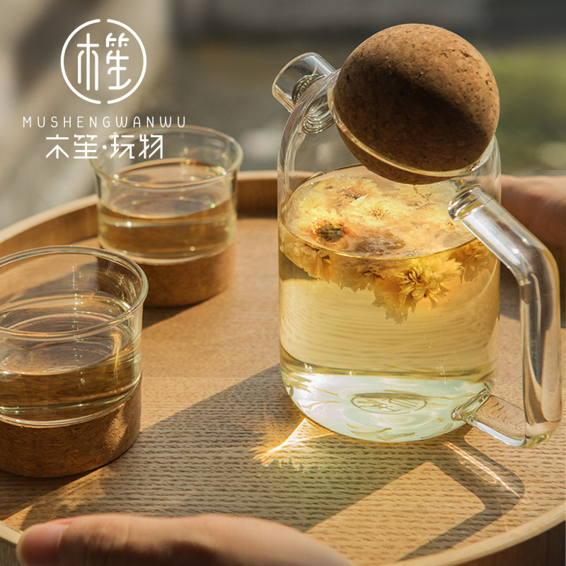 楽天市場】【送料無料】木笙玩物 雲霧ガラス ティーグラスA 80ml ×2個