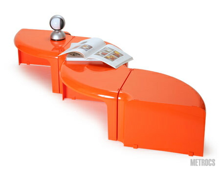 楽天市場】Quattro Quarti /クアトロ クアルティ オレンジ テーブル