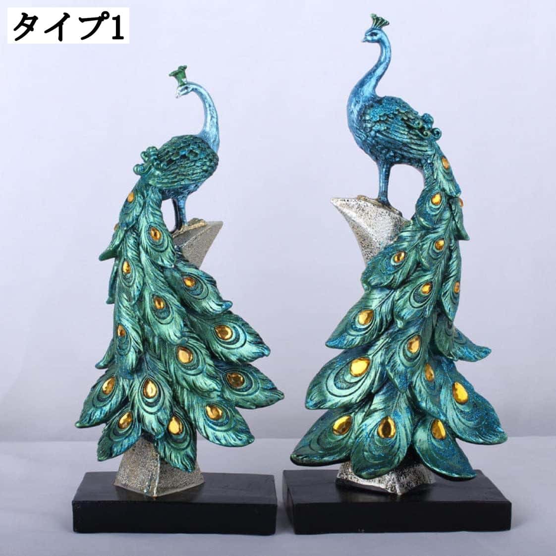 楽天市場】孔雀 置物 風水の通販