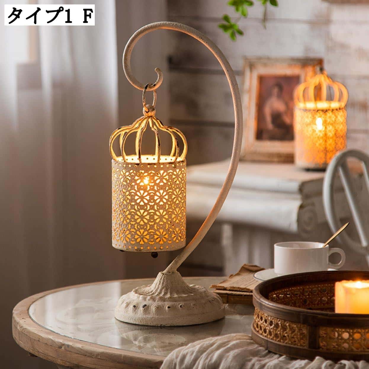 楽天市場】北欧 工芸品 アンティーク風 キャンドルホルダー 家の装飾