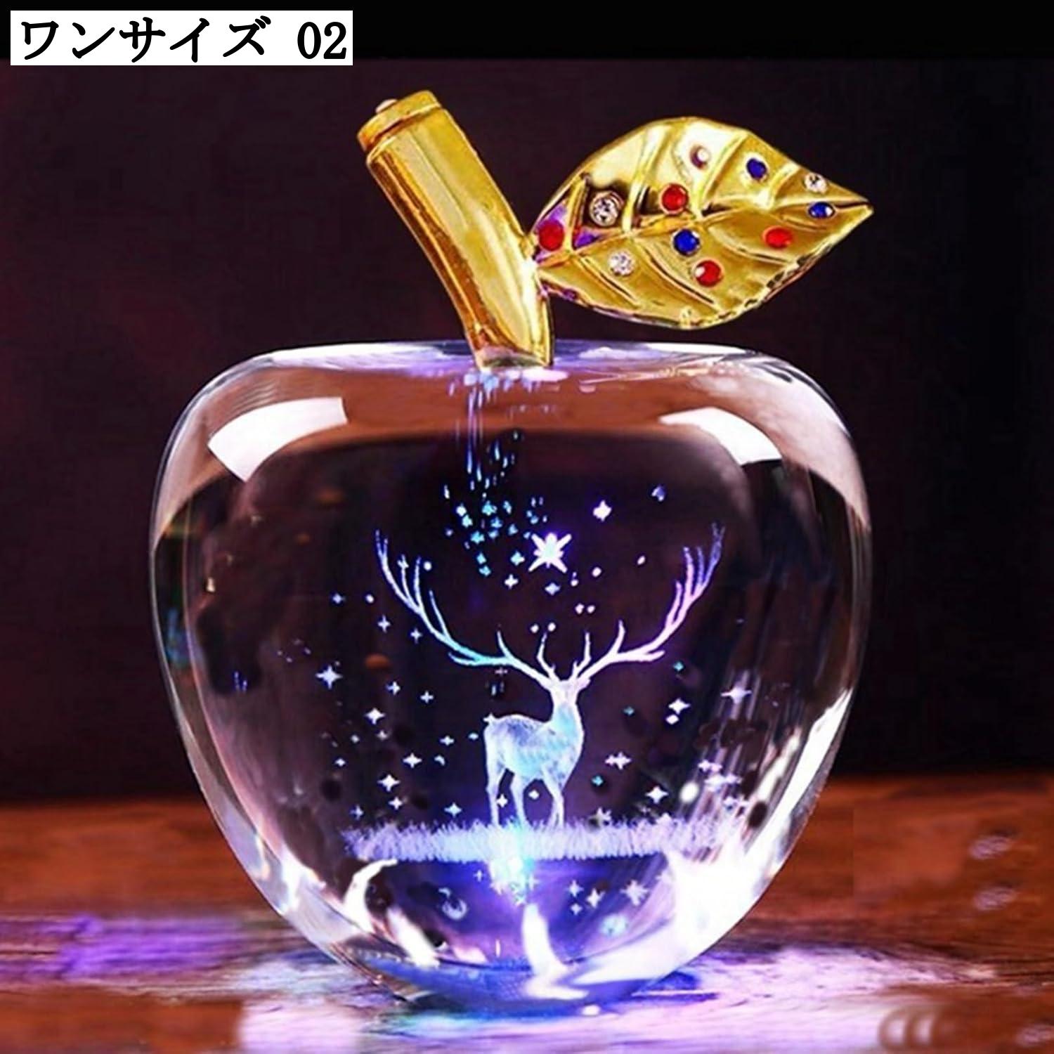 楽天市場】ガラス 置物 オブジェ リンゴ 林檎 北欧 風水 インテリア