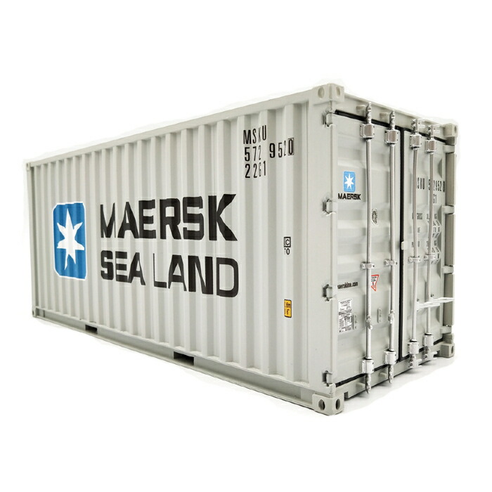 楽天市場】海上 コンテナ 20フィート KMTC 模型 トレーラー 模型 1/20