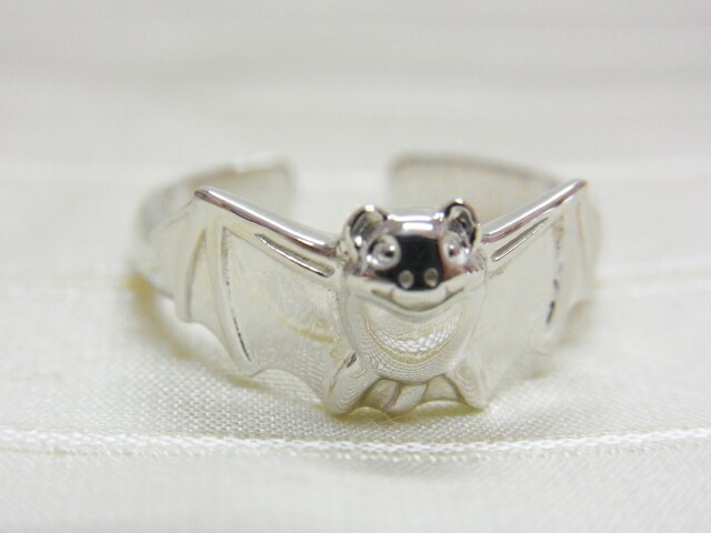 楽天市場】シルバー コウモリ フリー リング #11 SILVER925 : アップ