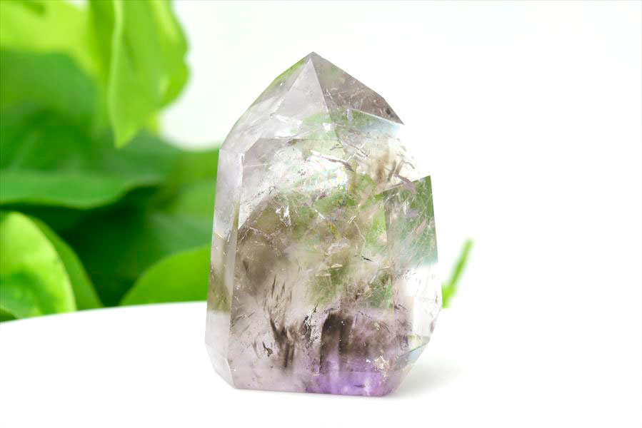 楽天市場】アメジスト ファントム ポイント 六角柱 【約85.4g