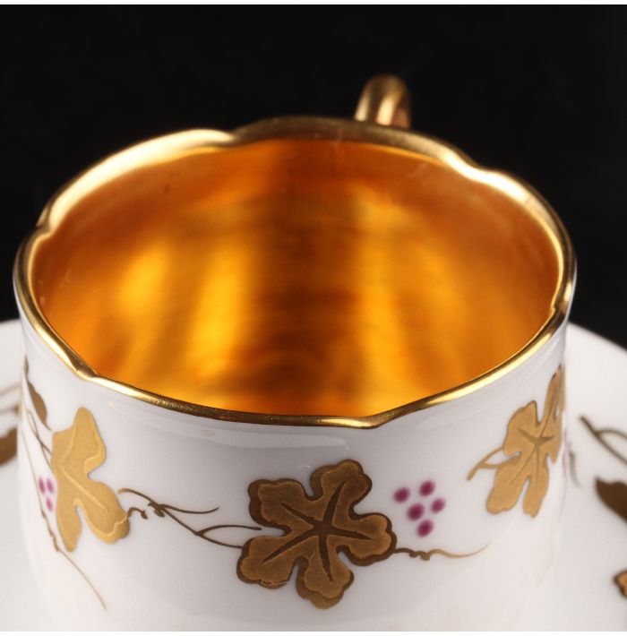 楽天市場】大倉陶園 金蝕葡萄カップ＆ソーサ 17/R-19 : uraart