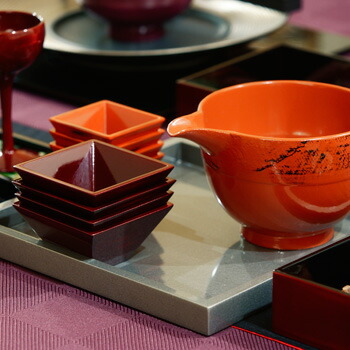 楽天市場】正角 トレー 漆器 お盆 木製 四角 漆器トレー 使いやすい