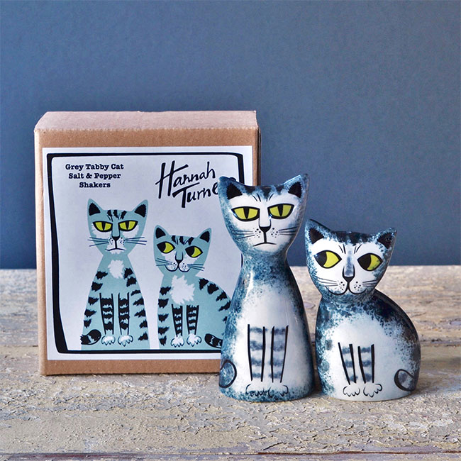 楽天市場】＼特典あり／HannahTurner ソルト＆ペッパー キャット[塩