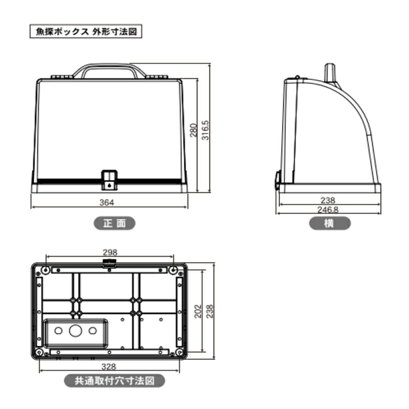 楽天市場】GB01 本多電子HONDEX 魚群探知機用 魚探ボックス