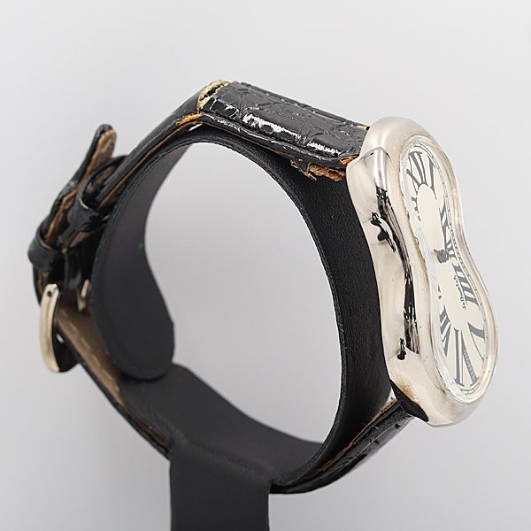 楽天市場】デッドストック級 箱付 サルバドールダリ QZ シルバー文字盤