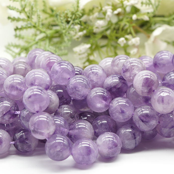 楽天市場】ラベンダーアメジスト ブレスレット 10mm ブラジル産