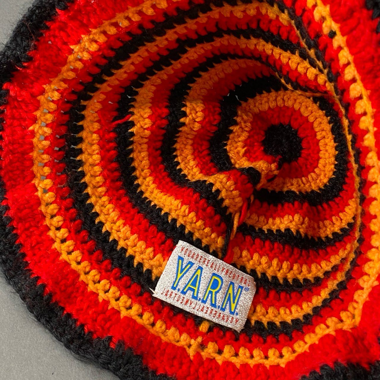 楽天市場】Y.A.R.N ヤーン ニット素材 バケットハット 3Dクロス刺繍