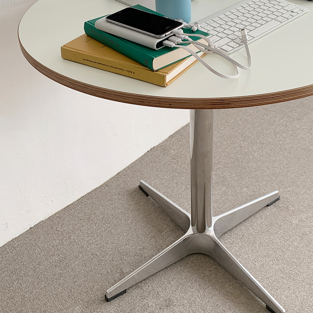 楽天市場】O'gre オグレ シラカバHPLホマイカ円形テーブル 韓国