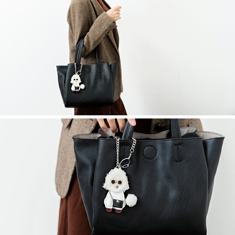 楽天市場】【ドラマ使用】プードルバックチャーム バッグチャーム