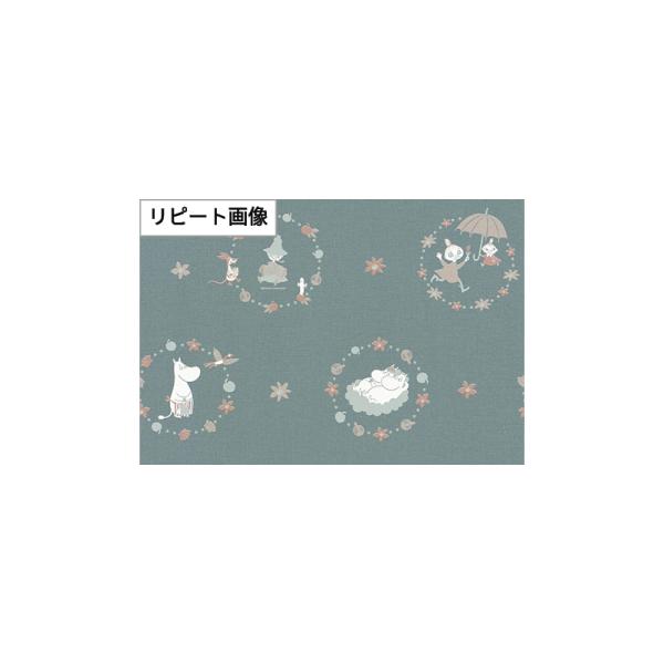 楽天市場】FE76692 壁紙 MOOMIN ムーミン ブルー系 大人可愛い 賃貸
