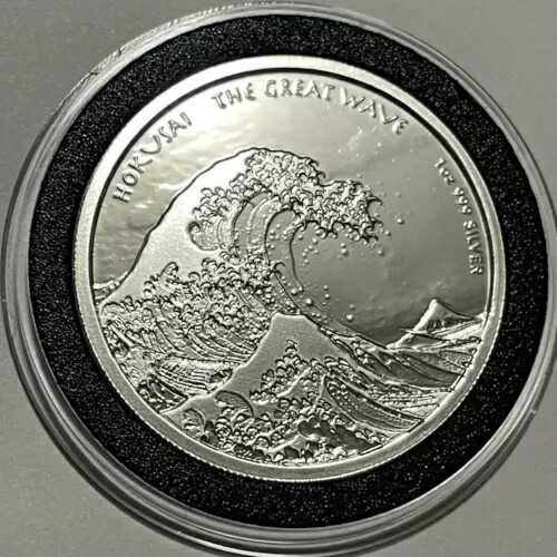 楽天市場】葛飾北斎銀貨の通販