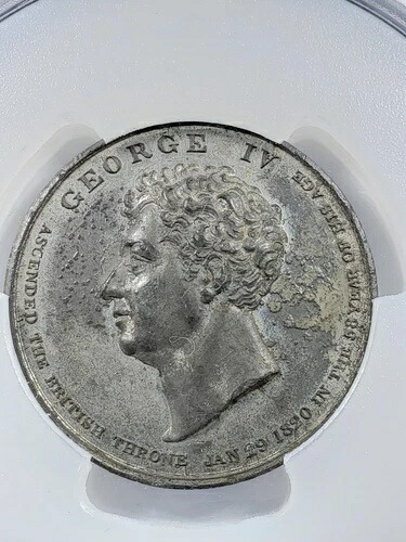 楽天市場】ジョージ4世死去 ホワイトメタルメダル 1830年 BHM 1367