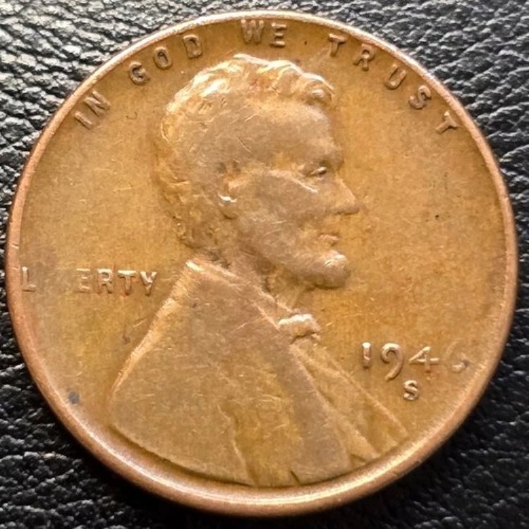 楽天市場】1946年リンカーンセントエラー文字欠落ミントマークまたはs