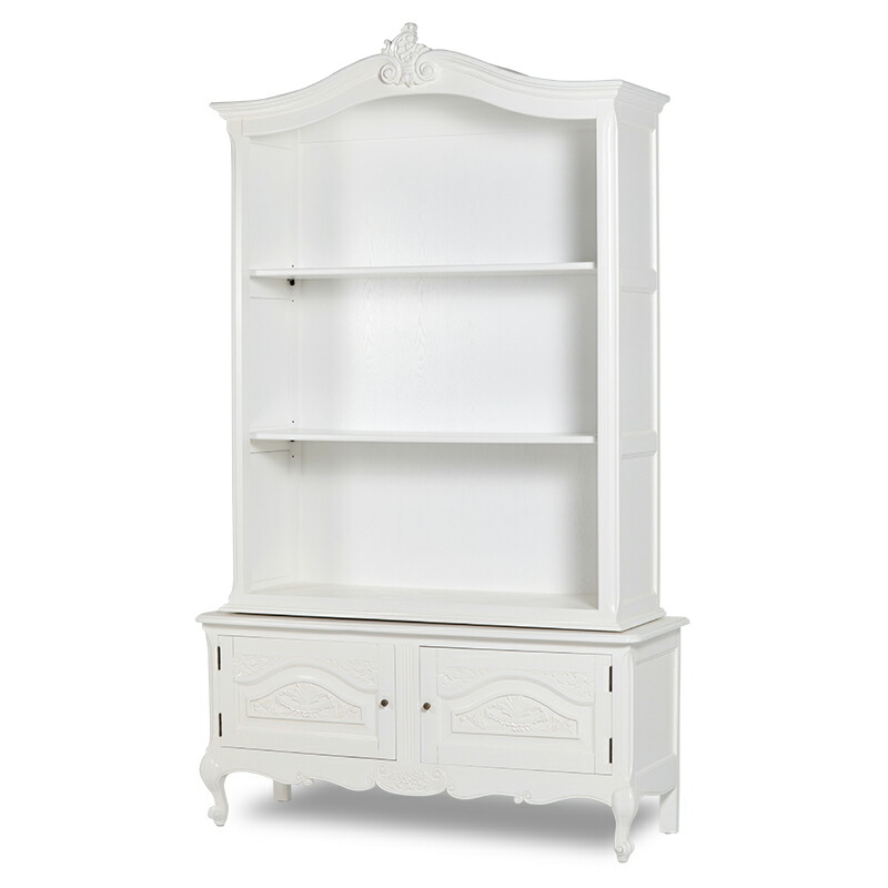 楽天市場】ロココ調家具 VJC5079-18 ブックケース キャビネット