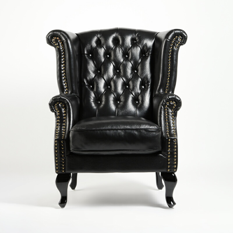 楽天市場】ソファ ソファー 一人掛け アンティーク ソファ 本革ソファ