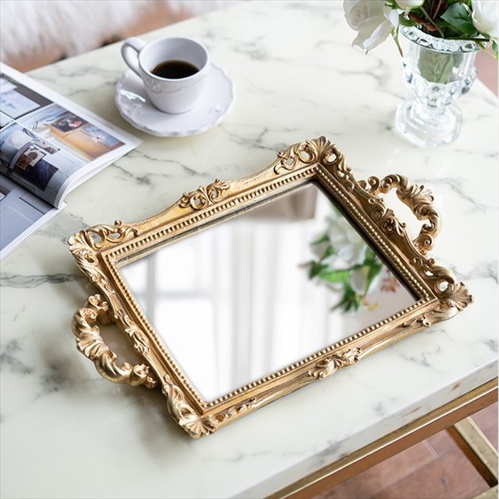 楽天市場】アンティーク ミラー トレイの通販