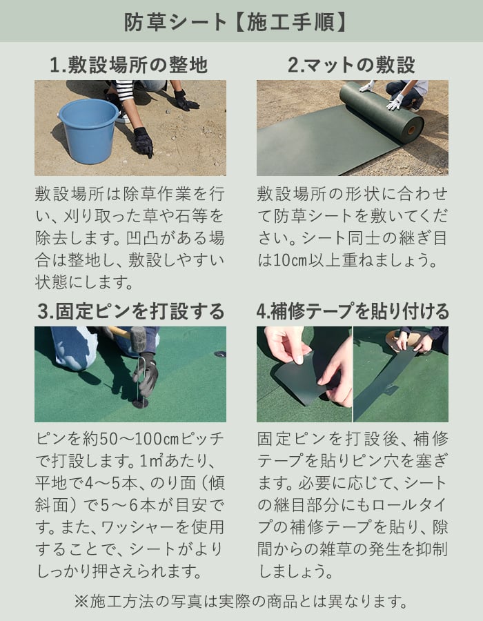 楽天市場】防草シート ピン 20cm ワッシャー付き 12本セット 押さえ