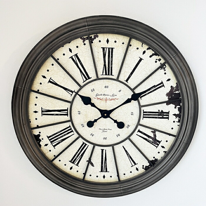 楽天市場】時計 掛け時計 おしゃれ アンティーク風 ディスプレイ 大型