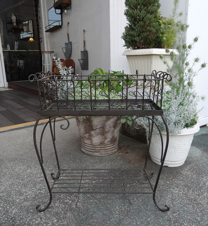 楽天市場】プランタースタンド 花台 2段 バスケット スタンド おしゃれ