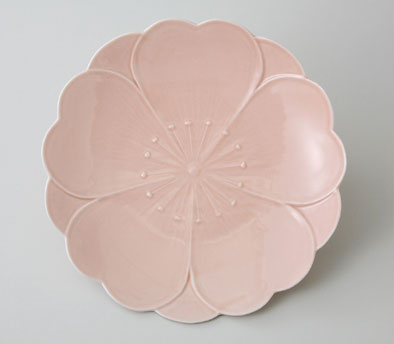 楽天市場】食器 和食器 洋食器 日本製 大皿 プレート 陶器 お花 桜