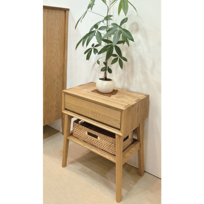 楽天市場】チェスト おしゃれ 電話台 花台 棚付き チェスト くるみ無垢