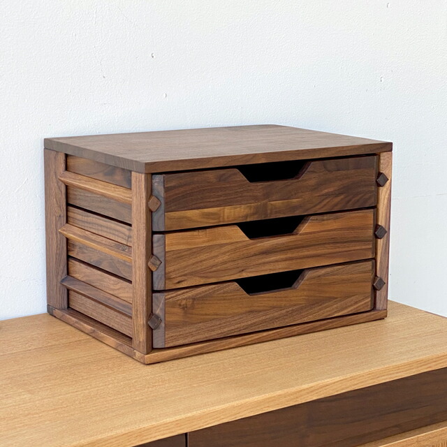 楽天市場】レターケース A4 収納 木製レターケース ウォールナット無垢